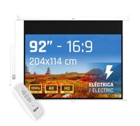 iggual Pantalla Eléctrica Panorámica 92' 203x114 cm Control Remoto