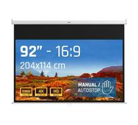 Iggual pantalla manual 16:9 92" 203x114 cm