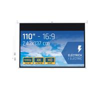 Iggual PSIES243 243x137 (16:9) - Pantalla de proyección eléctrica 110"
