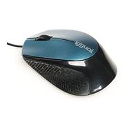 iggual Ratón COM-Ergonomic-R 800 dpi Azul Negro/Azul