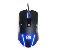 iggual - Raton Gaming con Cable USB | Iluminación LED RGB Multizona - De 800 a 7200 dpi - Color Negro - Medidas 12,5x6,5x4 cm