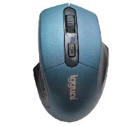 iggual Ratón Ergonomic-L 1600 DPI inalámbrico mano derecha Azul/Negro