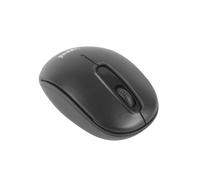 iggual Ratón Inalámbrico WOM-STANDARD-3D 1000 dpi - Mouse Óptico 2.4 GHz con Nano Receptor USB, Ergonómico Ambidiestro, 3 Botones, Plug & Play, Compatible Windows Mac Linux - Negro