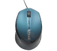 Ratón iggual COM-Ergonomic-R 800 dpi Azul Negro/Azul