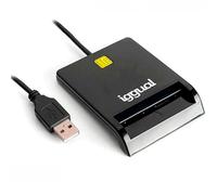 iggual - IGG316740 lector de tarjeta magnética Negro USB