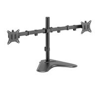 iggual Soporte sobremesa SSM02 para 2 monitores 13"-32" VESA 75/100 ajustable 8 kg/monitor negro