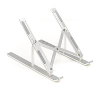Iggual Soporte Portátil Plegable Aluminio Plata 17"