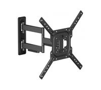 iggual Soporte a Pared Brazo Plegable Ajustes de Inclinación, Rotación y Giro.Uso para Televisión, Monitor y Pantallas de 23"-65"- Soporta Peso máx. 35 Kg -VESA de 75x75mm a 400x400mm -SPTV09-L