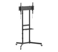 IGGUAL SRTV75 Soporte TV suelo ruedas 32 a 75" VESA 100x100 a 600x400 Máx 70Kg
