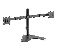 iggual Soporte sobremesa SSM02 para 2 monitores 13"-32" VESA 75/100 ajustable 8 kg/monitor negro