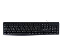 Teclado de membrana iggual CK-BASIC2-105T Layout ES USB completo negro silencioso