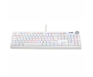 iggual Teclado gaming mecánico PEARL RGB blanco