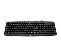 iggual Teclado CK-BASIC-105T Universal USB QWERTY Español Negro