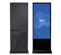 iggual Orchid 55'' Diseño de tótem 139,7 cm (55") LCD Wifi 500 cd / m² 4K Ultra HD Negro Pantalla táctil Procesador incorporado Windows 10 Pro