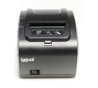 iggual TP8002 Impresora Térmica USB+RS232+Ethernet Negro