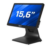 iggual TPV AIO 15,6" WiFi -Monitor Táctil Capacitivo,16:9 - Sin Sist. Operativo -Procesador Intel® N100 3,4 GHz- SSD 128GB+RAM 4GB -Bluetooth 5.1, HDMI, VGA, USB- Todo en Uno- Apto Verifactu.Negro