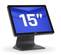 iggual TPV Táctil 15" AIO WiFi. POS Todo en Uno. Monitor Táctil Capacitivo.Procesador Intel® N100 caché 6 MB 3,4 GHz. SSD 128GB. RAM 4GB. Sin Sistema Operativo. Preparate para Verifactu.Negro