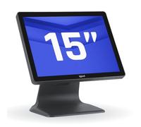 iggual TPV Táctil 15" AIO WiFi Todo en Uno. Monitor Táctil Capacitivo. Intel® N100 3,4 GHz. SSD 128GB+RAM 4GB. Sin Sistema Operativo. WiFi 5, BT 5.1, Ethernet,USB, HDMI,VGA. Apto Verifactu .Negro