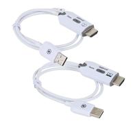 iggual Transmisor receptor HDMI FHD inalámbrico 5,8 GHz USB+HDMI hasta 8 transmisores por receptor