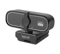 iggual Webcam Profesional WC3840 Business Pro View - Imagen 4K UHD y Audio Nítido para Videollamadas Enfoque automático- Alimentacion por USB -Soporta Cualquier Sistema Operativo