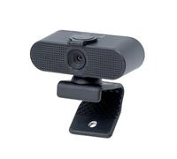iggual - Webcam Full HD 1080p con Micrófono Integrado, Cámara Web para PC con Conexión USB, Tapa Protectora y Base Flexible Compatible con Trípode, Ideal para Videollamadas y Streaming