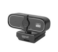 iggual Webcam Profesional WC3840 Business Pro View - Imagen 4K UHD y Audio Nítido para Videollamadas Enfoque automático- Alimentacion por USB -Soporta Cualquier Sistema Operativo