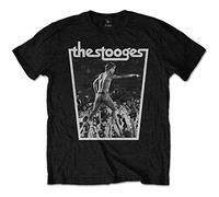 Iggy Pop and The Stooges Live Punk Gig Oficial Camiseta para Hombre