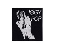 Iggy Pop Godfather Of Punk Rock Iguana parche patch bordado con logotipo para planchar de hierro en apliques