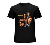 Iggy The Stooges Men's T-Shirt Unisex Black Cotton Print tee Shirts XL