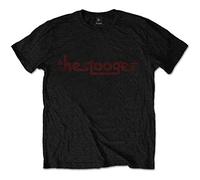 Iggy & the Stooges - T-Shirt # L Black Unisex # Vintage Logo
