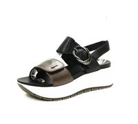 IGI&Co D.Sirena, Sandalias con cuña Mujer, Bronce Negro, 38 EU