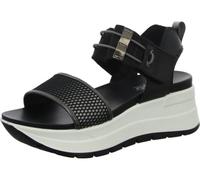 Igi&Co D.Sirena, Sandalias con cuña Mujer, Negro Gris Oscuro, 36 EU