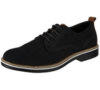 IGI&Co Hombre Felipe, Oxford Plano, Negro, 46 EU