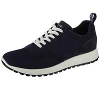 Igi&Co Zapatillas de hombre tipo running bajas en tejido de punto con suela bicolor. Azul marino 43