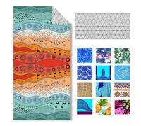 IGINOA Toalla de Playa Grande XXL Familiar Toallas Piscina Microfibra Grandes Mujer Secado Rápido Toalha Praia Ligera Originales Absorbente Beach Towels Antiarena 180x90 Regalo Boho