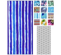 IGINOA Toalla Playa Grande Microfibra Antiarena 180 * 90 Toallas Piscina Azul Oscuro Rayas Secado Rápido Toalha de Praia XL Anti Arena Mujer Beach Towels Fina Toalhas Impermeable Playa Accesorios
