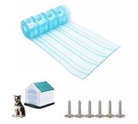 IGIYI Solapas de Repuesto para Puerta de Perro, Tira de Vinilo de plástico PVC Segura para Puertas de casa de Perro, Puertas de Gato, Flexible, Suave, Grueso, Resistente a la Intemperie, para casa de