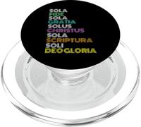 Iglesia del Día de la Reforma Cristiana Reformada Cinco 5 Solas PopSockets PopGrip para MagSafe