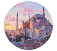 Iglesia Estambul Puzzle 1000 Piezas Rompecabezas para Adultos Rompecabezas 1000 Piezas para Adultos Edificio para Amantes O Amigos Rompecabezas Imposable 1000pcs (67.5x67.5cm)