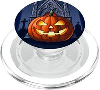 Iglesia gótica Jack O Lantern PopSockets PopGrip para MagSafe