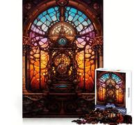 Iglesia Steampunk con Efecto Envejecido, Rompecabezas de 1000 Piezas para Adultos, Rompecabezas Mental, Divertido y Relajante, para armar, una cálida Sorpresa 50x75cm