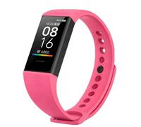 iGlobalmarket Pulsera de Reemplazo Compatible con Xiaomi Mi Band 4C - Correa Ajustable de Silicona Suave, Resistente al Agua, Cómoda y Segura para Uso Diario y Deportivo (Rosa)