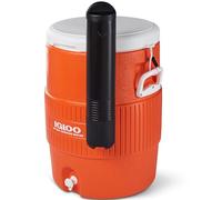 IGLOO 10 Galones Seat Top Dispensador de bebidas aislado con portavasos, 37.9 Litros, Naranja (42021)