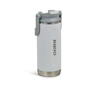 IGLOO Botella Térmica Tumbler 16, Botella de Acero Inoxidable, Blanca, Hermética, 0,45 L