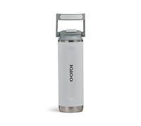 IGLOO Botella Térmica Tumbler 20, Botella de Acero Inoxidable, Blanca, Hermética, 0,6 L