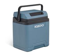 Igloo Ie27 Nevera Eléctrica 26 L Azul Moderno, Sistema Peltier 12/230v, Hasta 20°c Bajo Ambiente, Aislamiento Pu Y Asa Plegable
