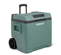 IGLOO IE42 Nevera eléctrica 42L - 12V y 230V - Nevera termoeléctrica con Ruedas y asa telescópica para Coche, Autocaravana, Camping y camión - Enfría hasta 20 °C por Debajo de la Temperatura Ambiente