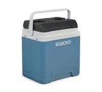 IGLOO IP27 Nevera 27L - Gran Nevera pasiva Azul Claro, Ligera, Resistente y portátil, Camping, Trabajo, Picnic, Outdoor, Bebidas y Aperitivos - Mantiene frío sin Electricidad