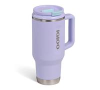 IGLOO Taza térmica Travel Mug 32 - Taza de viaje aislada, vaso de acero inoxidable, color morado, 0,95 L para camping, coche, barco y ocio