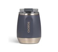 IGLOO Wine 10 - Taza térmica de acero inoxidable (0,3 L, aislada, a prueba de fugas), color gris